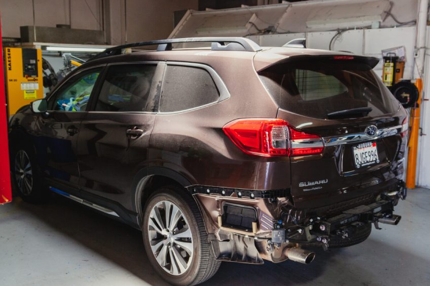 car painting in chamber